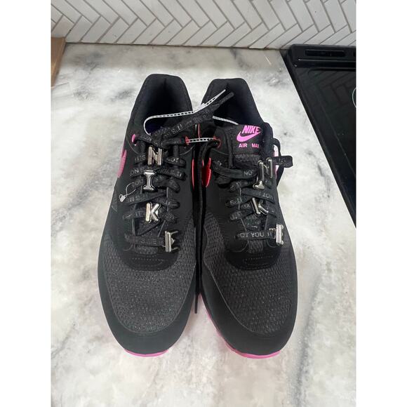 Nike Air Max 1 PRM Black Playful Pink HV2302-001 Men’s Size 11.5 Limited - Picture 10 of 10